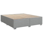 vidaXL Cadru de pat fără saltea, gri deschis, 180x200 cm, textil