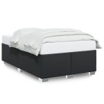 vidaXL Cadru de pat fără saltea Negru piele artificială