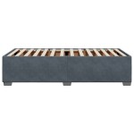 vidaXL Cadru de pat fără saltea, gri închis, 80x200 cm, catifea vidaXL Cadru de pat fără saltea, gri închis, 80x200 cm, catifea