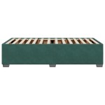 vidaXL Cadru de pat fără saltea, verde închis, 90x190 cm, catifea vidaXL Cadru de pat fără saltea, verde închis, 90x190 cm, catifea