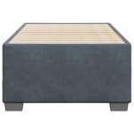 vidaXL Cadru de pat fără saltea, gri închis, 90x200 cm, catifea vidaXL Cadru de pat fără saltea, gri închis, 90x200 cm, catifea
