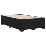 vidaXL Cadru de pat fără saltea Negru 120x190 cm catifea
