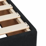 vidaXL Cadru de pat fără saltea Negru 120x190 cm catifea
