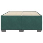 vidaXL Cadru de pat fără saltea verde închis 120x190 cm catifea