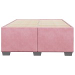 vidaXL Cadru de pat fără saltea roz 120x190 cm catifea vidaXL Cadru de pat fără saltea roz 120x190 cm catifea
