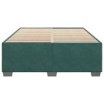 vidaXL Cadru de pat fără saltea, verde închis, 160x200 cm, catifea vidaXL Cadru de pat fără saltea, verde închis, 160x200 cm, catifea
