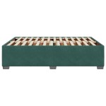 vidaXL Cadru de pat fără saltea, verde închis, 160x200 cm, catifea vidaXL Cadru de pat fără saltea, verde închis, 160x200 cm, catifea
