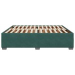 vidaXL Cadru de pat fără saltea, verde închis, 180x200 cm, catifea vidaXL Cadru de pat fără saltea, verde închis, 180x200 cm, catifea