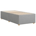 vidaXL Cadru de pat fără saltea, gri deschis, 80x200 cm, textil