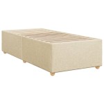 vidaXL Cadru de pat fără saltea cremă 80x200 cm țesătură