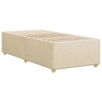 vidaXL Cadru de pat fără saltea cremă 80x200 cm țesătură