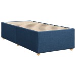 vidaXL Cadru de pat fără saltea țesătură albastră 80x200 cm