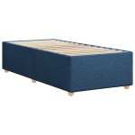 vidaXL Cadru de pat fără saltea țesătură albastră 80x200 cm