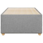 vidaXL Cadru de pat fără saltea, gri deschis, 90x190 cm, textil