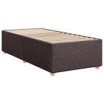 vidaXL Cadru de pat fără saltea, maro închis, 90x190 cm, textil vidaXL Cadru de pat fără saltea, maro închis, 90x190 cm, textil