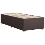 vidaXL Cadru de pat fără saltea, maro închis, 90x190 cm, textil vidaXL Cadru de pat fără saltea, maro închis, 90x190 cm, textil