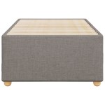 vidaXL Cadru de pat fără saltea Taupe 90x190 cm Stofa