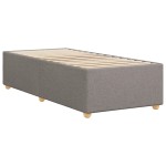 vidaXL Cadru de pat fără saltea Taupe 90x190 cm Stofa