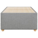 vidaXL Cadru de pat fără saltea, gri deschis, 90x200 cm, textil