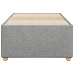 vidaXL Cadru de pat fără saltea, gri deschis, 100x200 cm, textil