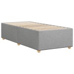 vidaXL Cadru de pat fără saltea, gri deschis, 100x200 cm, textil
