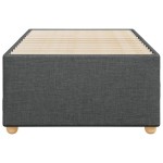 vidaXL Cadru de pat fără saltea, gri închis, 100x200 cm, textil