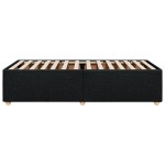 vidaXL Cadru de pat fără saltea, negru, 100x200 cm, textil