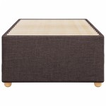 vidaXL Cadru de pat fără saltea, maro închis, 100x200 cm, textil vidaXL Cadru de pat fără saltea, maro închis, 100x200 cm, textil