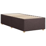 vidaXL Cadru de pat fără saltea, maro închis, 100x200 cm, textil vidaXL Cadru de pat fără saltea, maro închis, 100x200 cm, textil