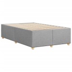 vidaXL Cadru de pat fără saltea țesătură gri deschis 120x190 cm