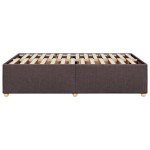 vidaXL Cadru de pat fără saltea țesătură maro 120x190 cm țesătură