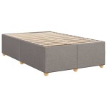 vidaXL Cadru de pat fără saltea Taupe 120x190 cm țesătură