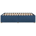 vidaXL Cadru de pat fără saltea Albastru 120x190 cm țesătură