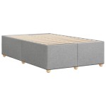 vidaXL Cadru de pat fără saltea, gri deschis, 120x200 cm, textil