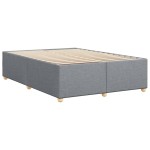 vidaXL Cadru de pat fără saltea, gri deschis, 140x200 cm, textil