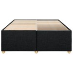 vidaXL Cadru de pat fără saltea, negru, 140x200 cm, textil vidaXL Cadru de pat fără saltea, negru, 140x200 cm, textil