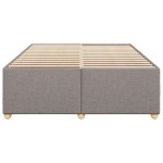 vidaXL Cadru de pat fără saltea, gri taupe, 140x200 cm, textil vidaXL Cadru de pat fără saltea, gri taupe, 140x200 cm, textil