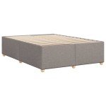vidaXL Cadru de pat fără saltea, gri taupe, 160x200 cm, textil vidaXL Cadru de pat fără saltea, gri taupe, 160x200 cm, textil