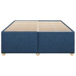 vidaXL Cadru de pat fără saltea, albastru, 160x200 cm, textil vidaXL Cadru de pat fără saltea, albastru, 160x200 cm, textil