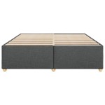 vidaXL Cadru de pat fără saltea, gri închis, 180x200 cm, textil