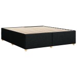 vidaXL Cadru de pat fără saltea, negru, 180x200 cm, textil vidaXL Cadru de pat fără saltea, negru, 180x200 cm, textil