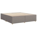 vidaXL Cadru de pat fără saltea, gri taupe, 180x200 cm, textil vidaXL Cadru de pat fără saltea, gri taupe, 180x200 cm, textil