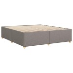 vidaXL Cadru de pat fără saltea, gri taupe, 180x200 cm, textil vidaXL Cadru de pat fără saltea, gri taupe, 180x200 cm, textil