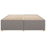 vidaXL Cadru de pat fără saltea, gri taupe, 200x200 cm, textil vidaXL Cadru de pat fără saltea, gri taupe, 200x200 cm, textil