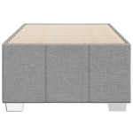 vidaXL Cadru de pat fără saltea, gri deschis, 80x200 cm, textil