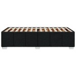 vidaXL Cadru de pat fără saltea țesătură neagră 80x200 cm