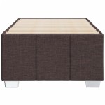 vidaXL Cadru de pat fără saltea, maro închis, 80x200 cm, textil vidaXL Cadru de pat fără saltea, maro închis, 80x200 cm, textil