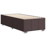 vidaXL Cadru de pat fără saltea, maro închis, 80x200 cm, textil vidaXL Cadru de pat fără saltea, maro închis, 80x200 cm, textil