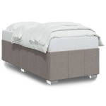 vidaXL Cadru de pat fără saltea Taupe 80x200 cm țesătură