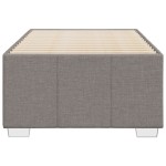 vidaXL Cadru de pat fără saltea Taupe 80x200 cm țesătură
